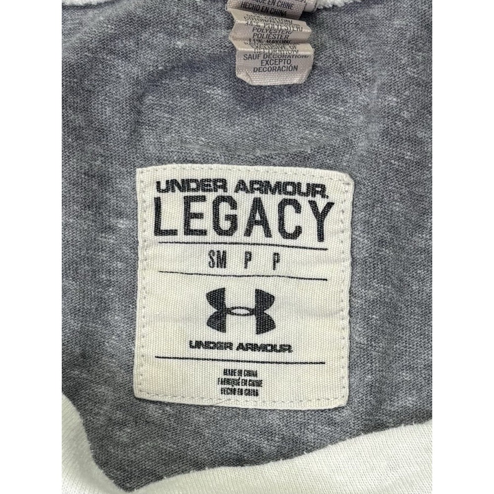 Under Armour Legacy T-Shirt Women's Small Gray Short Sleeve Shirt - Picture 4 of 11